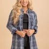Wholesale Fashion Trends Be Who You Are Blue Plaid Top