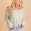 Blu Pepper Mindset Is Everything Knit Pullover