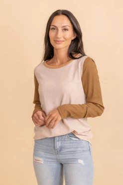 Bibi Show Your True Self Color Block Top