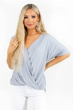 Zenana Going Steady Short Sleeve Blouse 53 Zenana Going Steady Short Sleeve Blouse -Bella Ella Sales 1 5000x