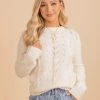 Wholesale Fashion Trends Loving More Lace Knit Sweater