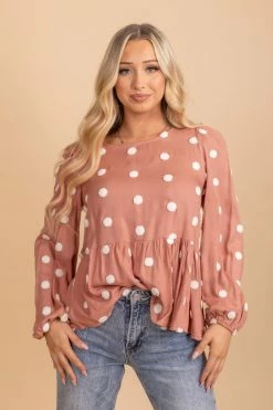 Blu Pepper True Love Swiss Dot Top