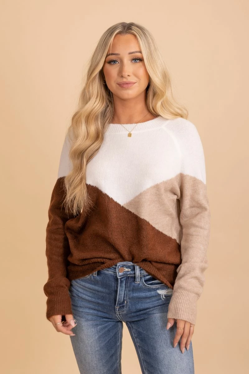 Verte Be Proud Of You Color Block Sweater 1 Verte Be Proud Of You Color Block Sweater