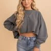 Wholesale Fashion Trends Keep Going Cropped Pullover Sweater