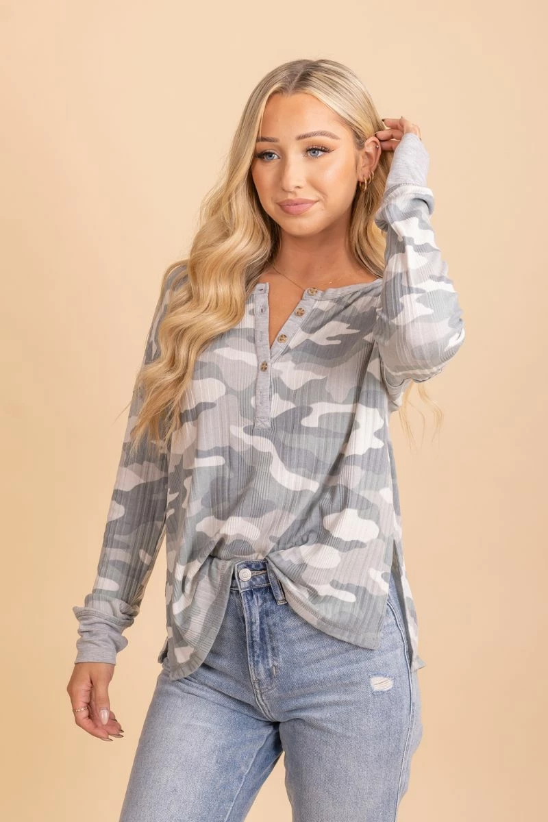 Hem & Thread Be A Fighter Camo Top 4 Hem & Thread Be A Fighter Camo Top - Image 4