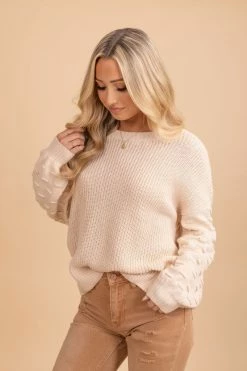 Miracle Life Is A Gift Bubble Sleeve Sweater -Bella Ella Sales 1 f7d3bd4a 69f5 43bf 9816 1df53d1f47bc 5000x