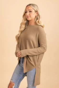 Zenana Beautiful Thinking Waffle Knit Top -Bella Ella Sales 1 ff776f1f 46fe 4e0f a5d2 5552aeb9c4a8 5000x