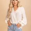 E&M/Mine Chase The Good Long Sleeve Top