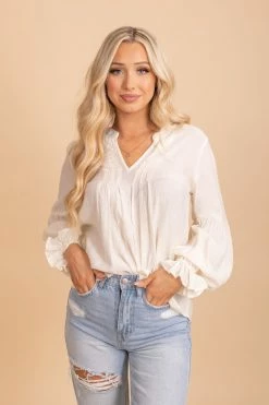 E&M/Mine Chase The Good Long Sleeve Top