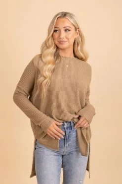 Zenana Beautiful Thinking Waffle Knit Top -Bella Ella Sales 2 80adf3bf f3d9 4c8e 8859 1f81586491d4 5000x