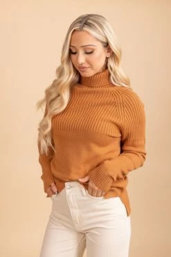 Chocolate Snuggle Up Knit Turtleneck Top -Bella Ella Sales 2 8b201e13 04aa 4632 b071 cf5ec68ee62b 5000x