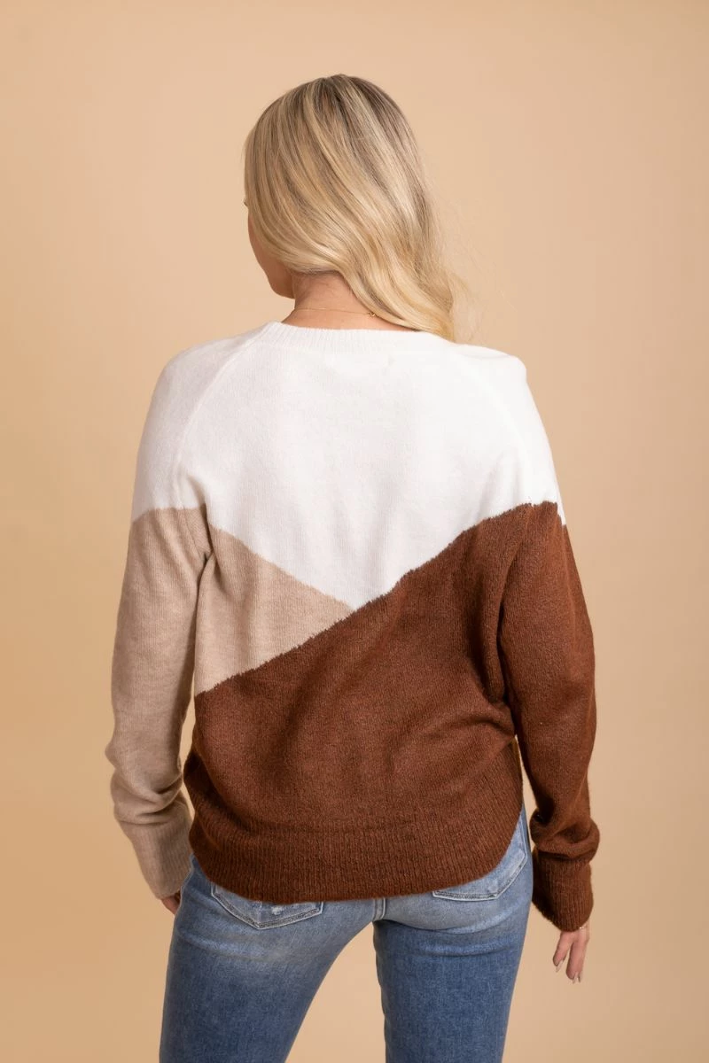 Verte Be Proud Of You Color Block Sweater 2 Verte Be Proud Of You Color Block Sweater - Image 2