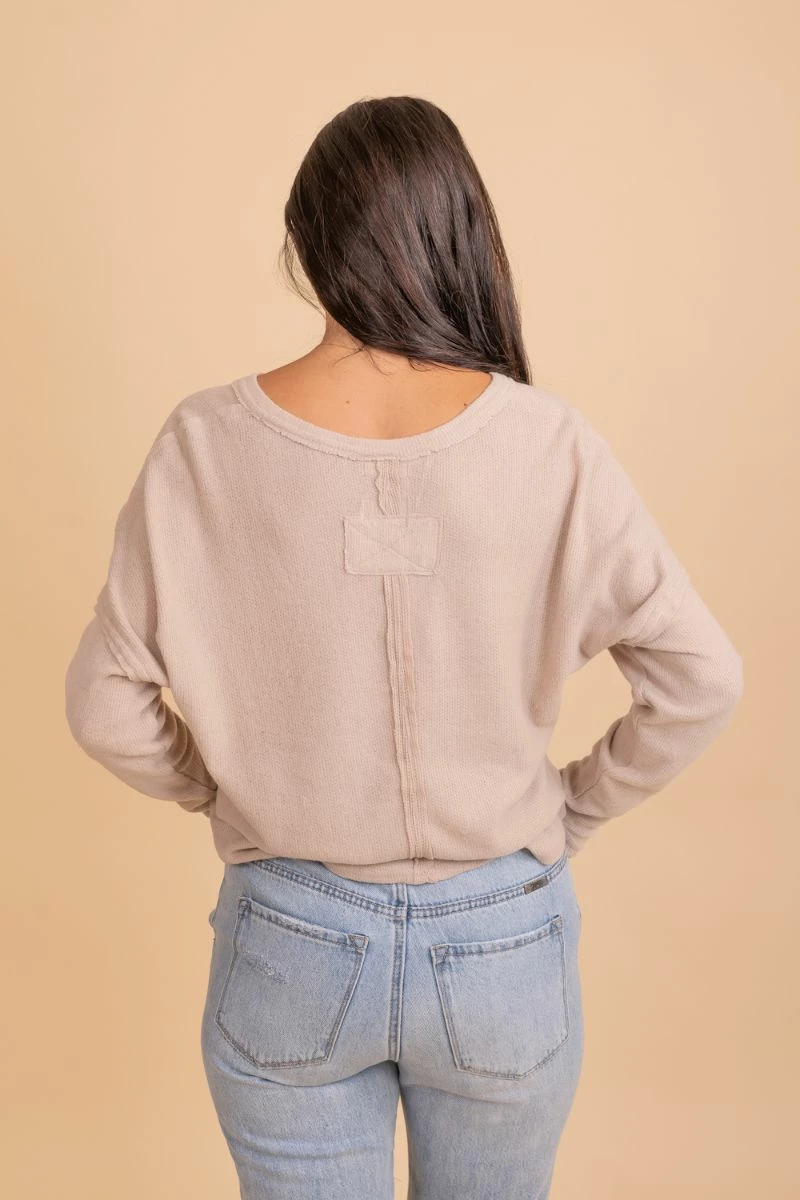 Blu Pepper Trust The Process V-Neck Sweater 6 Blu Pepper Trust The Process V-Neck Sweater - Image 6