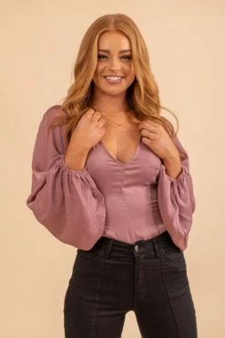 Tasha Apparel Feeling Fearless Long Sleeve Bodysuit