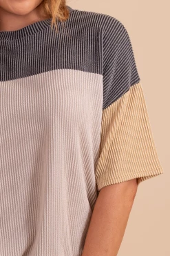 Tres Bien Casual Friday Ribbed Color Block Top -Bella Ella Sales 3 91f91462 c80d 4d7d 85b6 584459378b4d 5000x