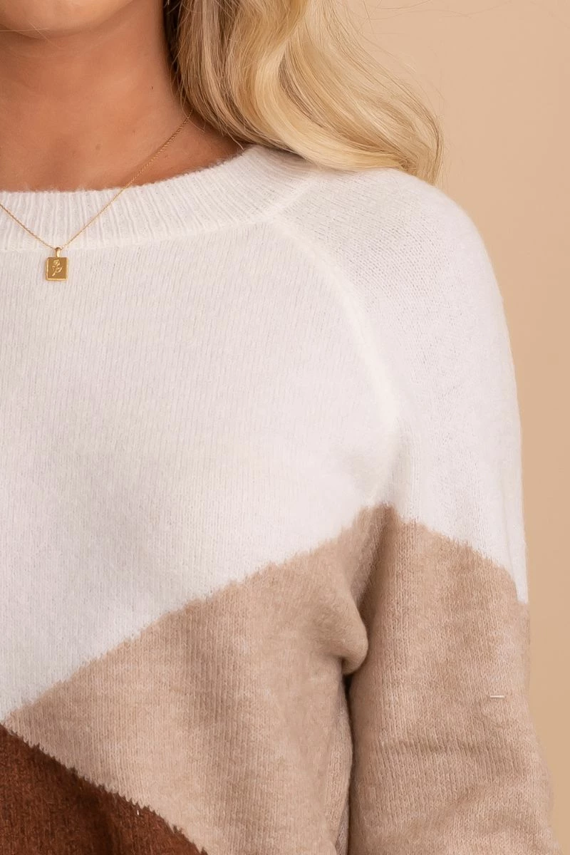 Verte Be Proud Of You Color Block Sweater 3 Verte Be Proud Of You Color Block Sweater - Image 3