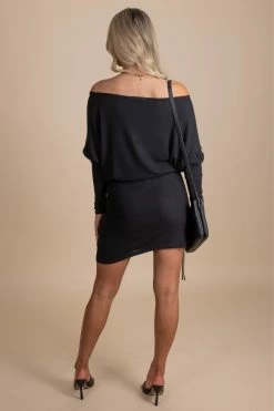 Capella Time Stands Still Off Shoulder Mini Dress - Black -Bella Ella Sales 4 50d7c06e 5165 46ef 8d21 d5b36d7b8ac5 5000x