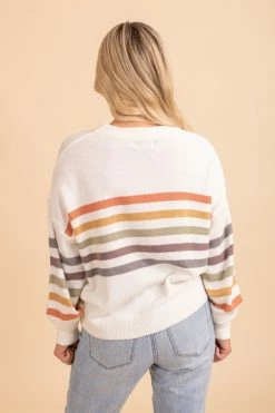 Be Cool Sweater Weather Striped Knit Sweater - Off White -Bella Ella Sales 4 84ca7f4d b276 4f02 ba37 ed6bf9fbea0b 5000x