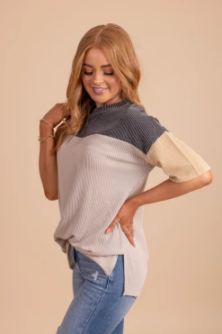 Tres Bien Casual Friday Ribbed Color Block Top -Bella Ella Sales 4 a121fa1b 5e9e 4824 ae1d 8c96cdbbf6a9 5000x