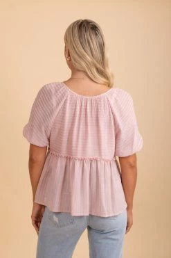 Very J Close To My Heart Striped Peplum Top -Bella Ella Sales 4 bee93e39 3f50 4ddf ae5e 55642eb02c0f 5000x