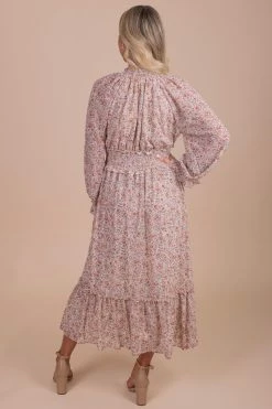 In Loom What We're Made Of Floral Long Sleeve Dress - Pink -Bella Ella Sales 4 e5a56038 4e04 450f b564 04c7be4ad30b 5000x