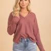 Blu Pepper Trust The Process V-Neck Sweater