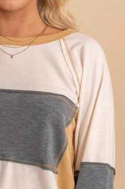 Bibi Be A Light Color Block Long Sleeve Top -Bella Ella Sales 5 fb73babc 7b6d 413b be47 1ed41befe4e8 5000x