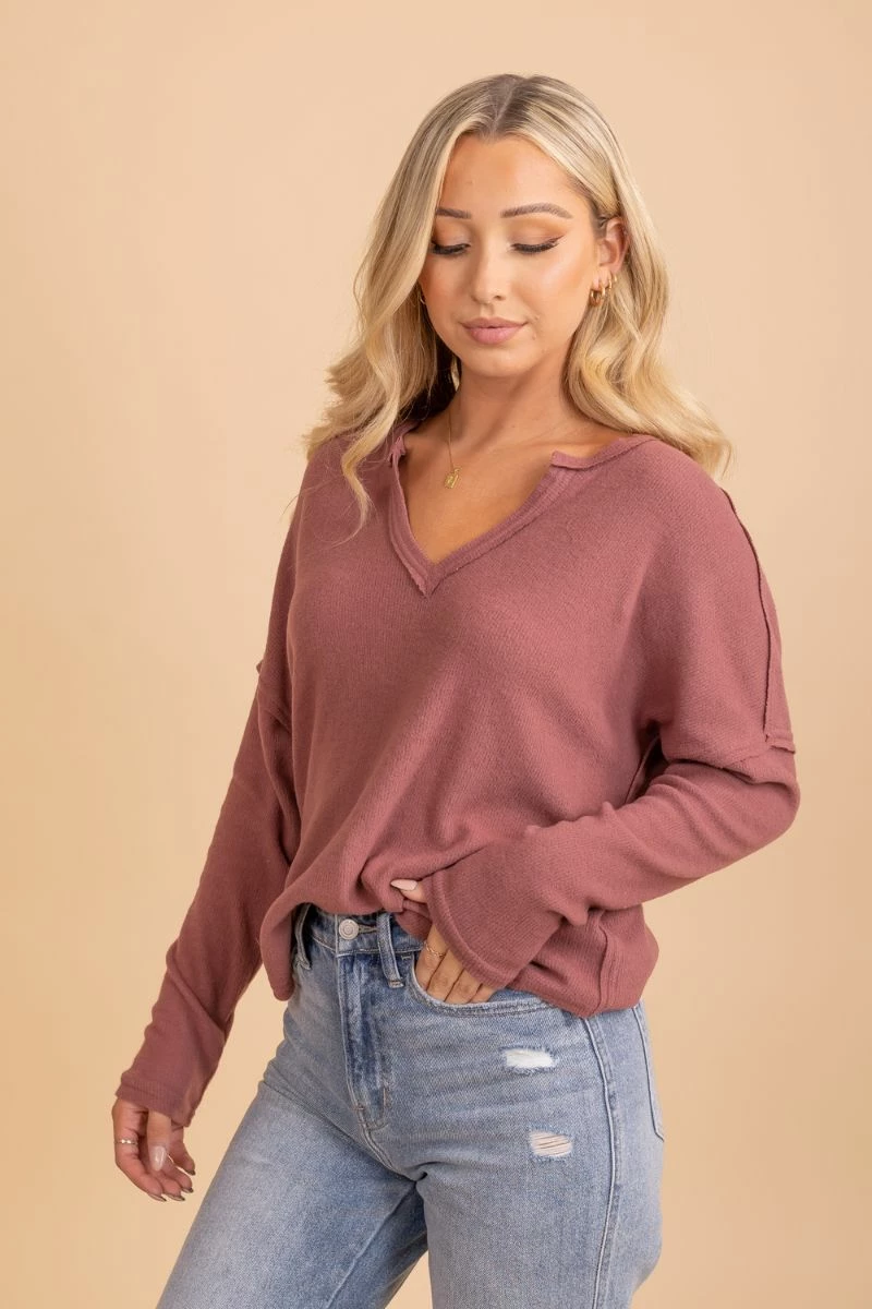 Blu Pepper Trust The Process V-Neck Sweater 4 Blu Pepper Trust The Process V-Neck Sweater - Image 4