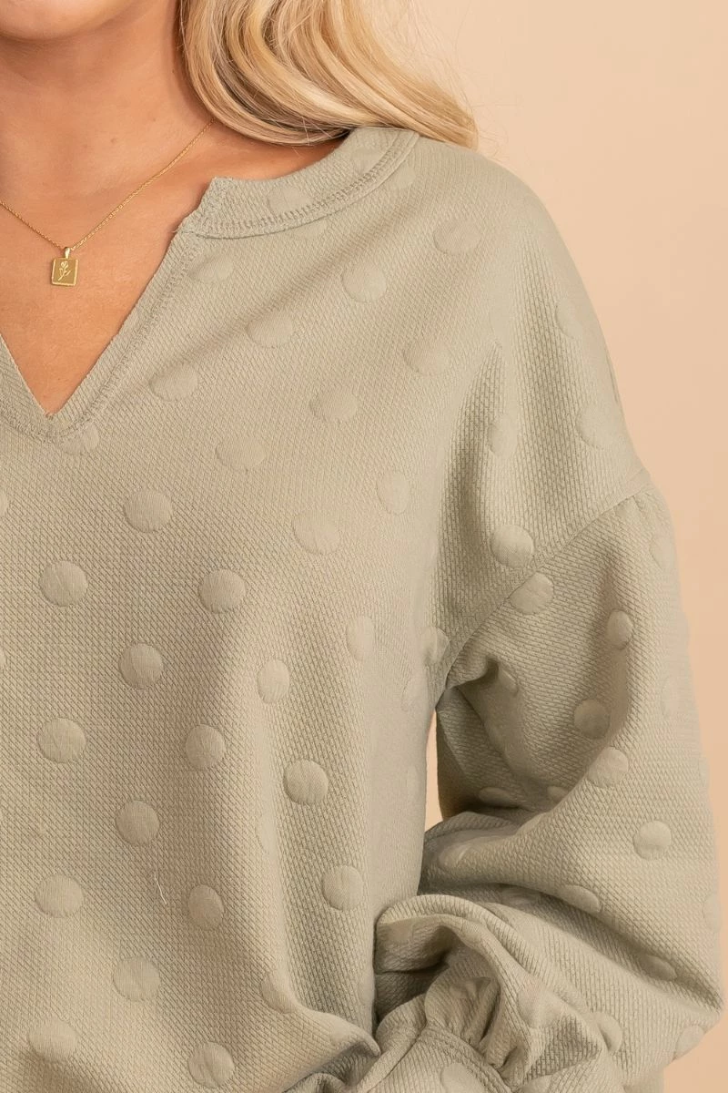 Blu Pepper Keep Living Swiss Dot Sweater 7 Blu Pepper Keep Living Swiss Dot Sweater - Image 7