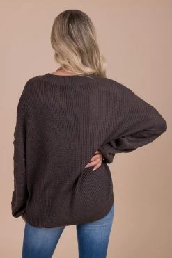 Haptics Fireside Flurries Knit V-Neck Sweater -Bella Ella Sales 7 b98f70a0 7f28 48c7 86e6 ec36b2715207 5000x