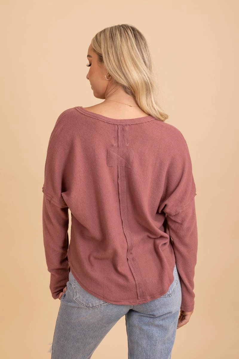 Blu Pepper Trust The Process V-Neck Sweater 2 Blu Pepper Trust The Process V-Neck Sweater - Image 2