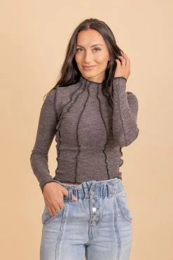 Very J Full Of Happiness Mock Neck Top 20 Very J Full Of Happiness Mock Neck Top -Bella Ella Sales 9 d6b91040 3f35 4df1 99f0 13d19e433dbe 5000x