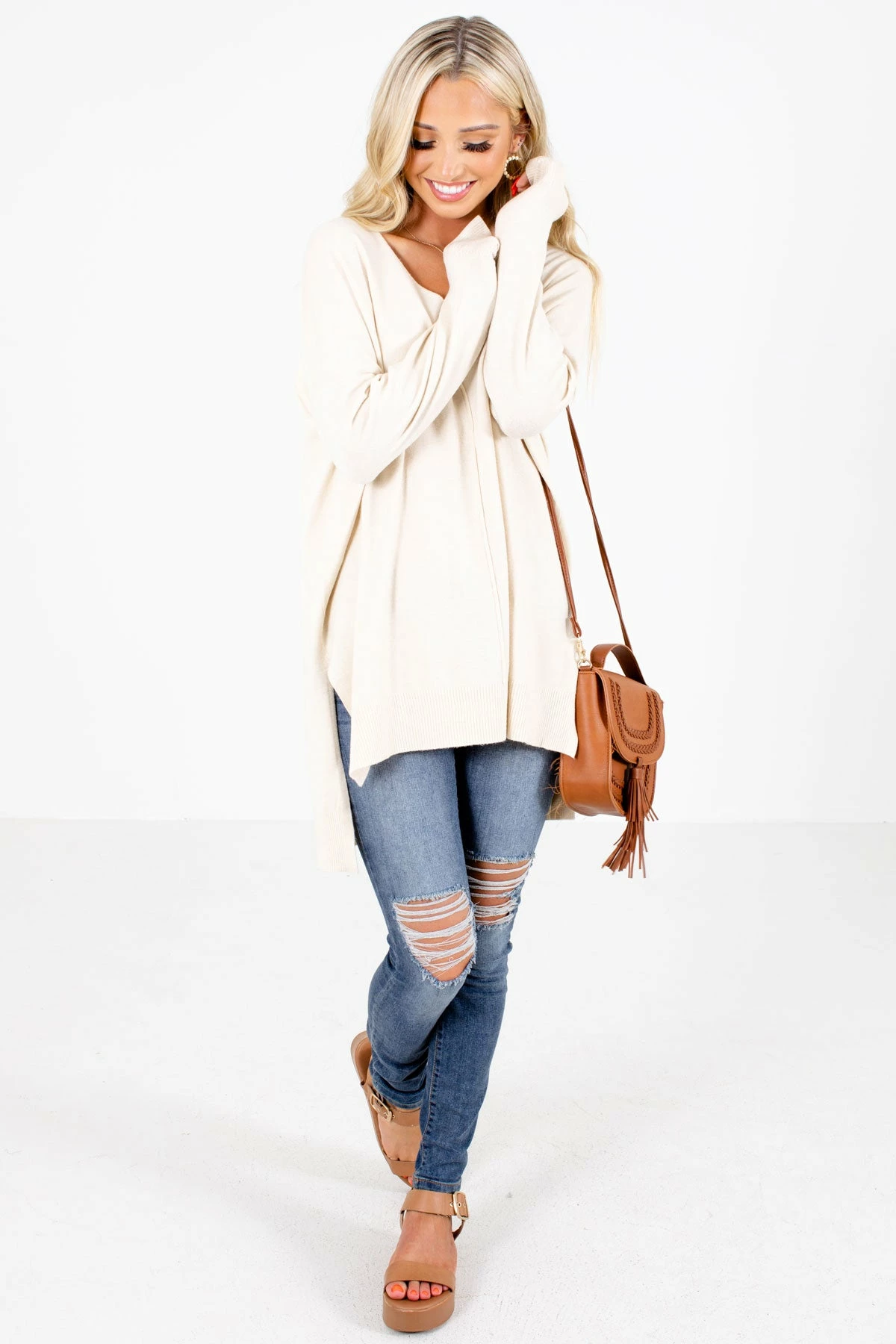 Zenana Anything Can Happen Sweater 3 Zenana Anything Can Happen Sweater - Image 3