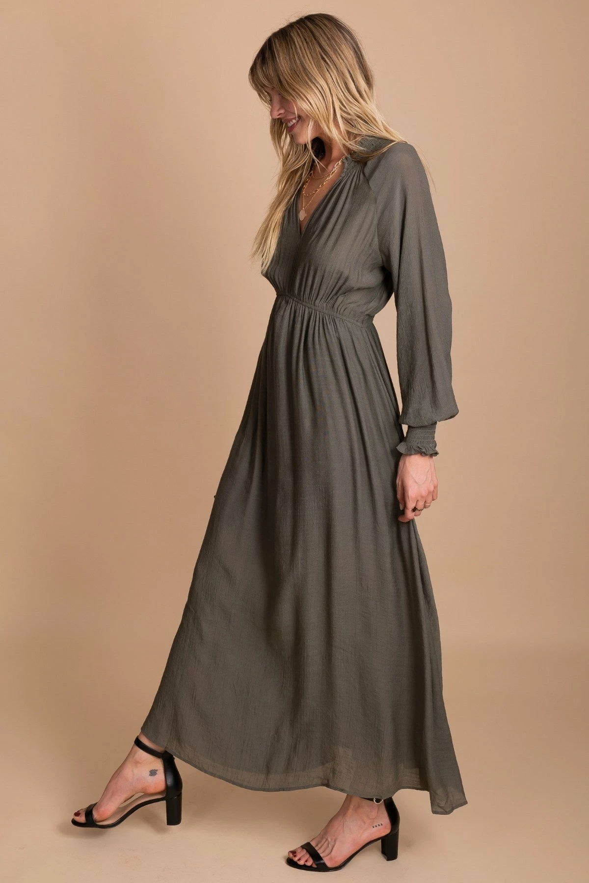 Wishlist Aspire To Inspire Long Sleeve Maxi Dress 2 Wishlist Aspire To Inspire Long Sleeve Maxi Dress - Image 2