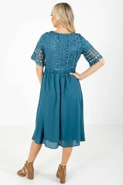 Polagram Awaken My Love Midi Dress 22 Polagram Awaken My Love Midi Dress -Bella Ella Sales Awaken My Love Blue Dress Back 5000x