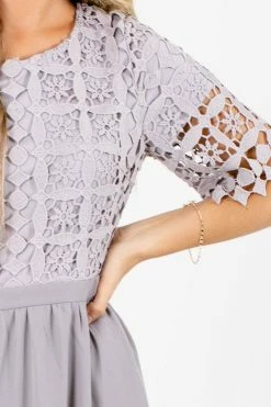 Polagram Awaken My Love Midi Dress 14 Polagram Awaken My Love Midi Dress -Bella Ella Sales Awaken My Love Gray Dress Detail 5000x