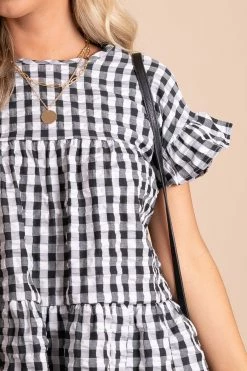 2 Hearts Be Unforgettable Gingham Peplum Top 17 2 Hearts Be Unforgettable Gingham Peplum Top -Bella Ella Sales BELLAELLA 1.5.22 1194 5000x