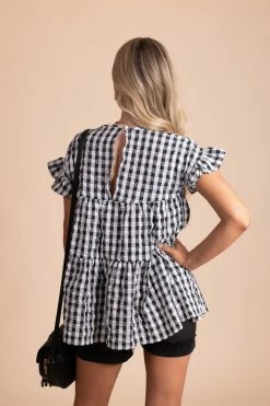 2 Hearts Be Unforgettable Gingham Peplum Top 16 2 Hearts Be Unforgettable Gingham Peplum Top -Bella Ella Sales BELLAELLA 1.5.22 1234 5000x