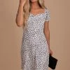 She + Sky Timeless Love Patterned Midi Dress