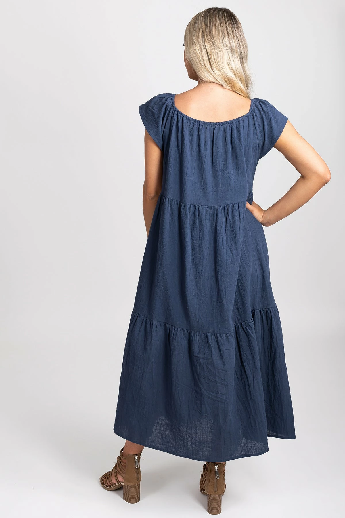 Wishlist Just Daydreaming Button Front Midi Dress 7 Wishlist Just Daydreaming Button Front Midi Dress - Image 7