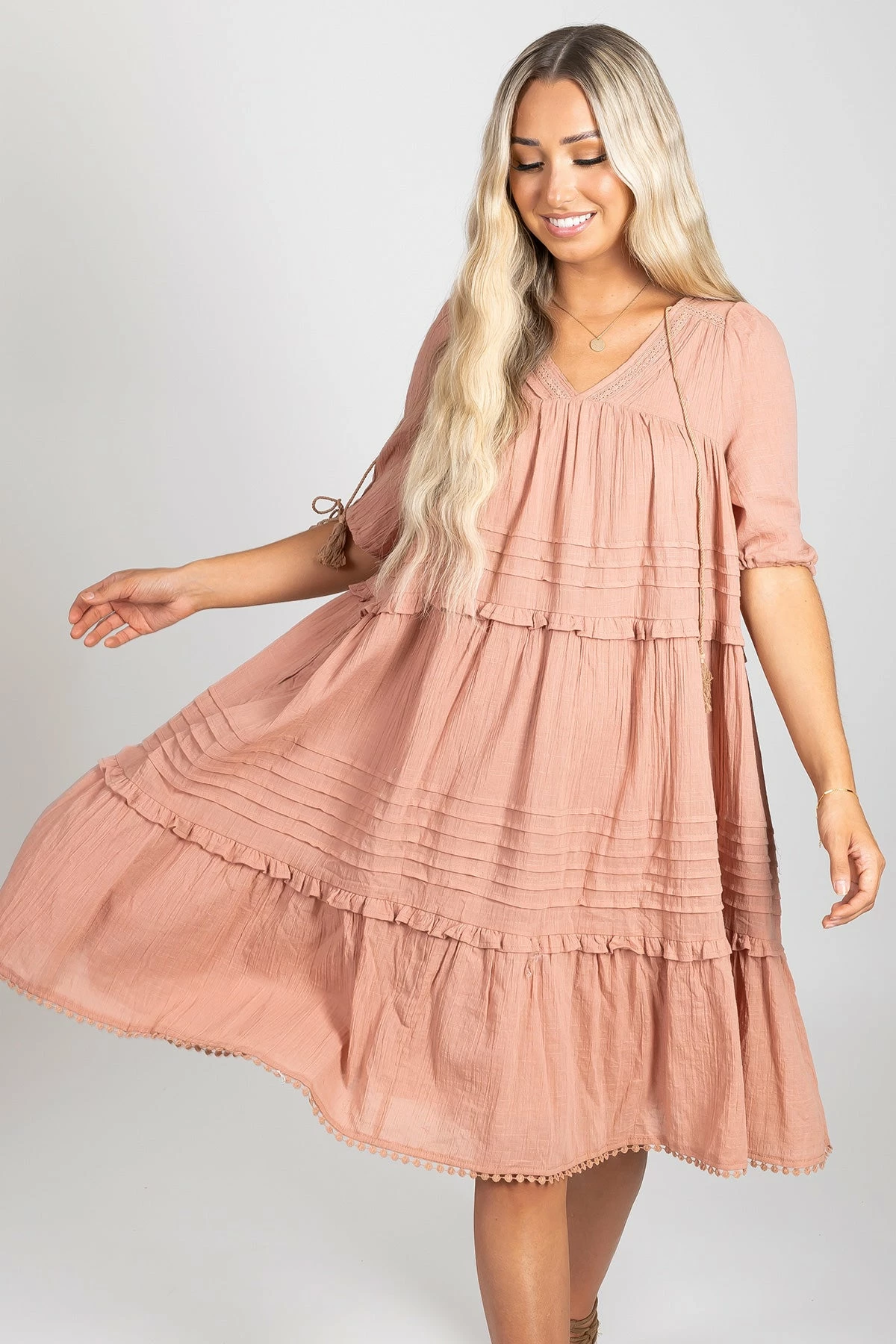 Listicle Bohemian Wonder Midi Dress 5 Listicle Bohemian Wonder Midi Dress - Image 5