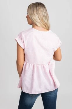 2 Hearts Around Town Peplum Top -Bella Ella Sales BELLAELLA 5.20.21 4850 5000x