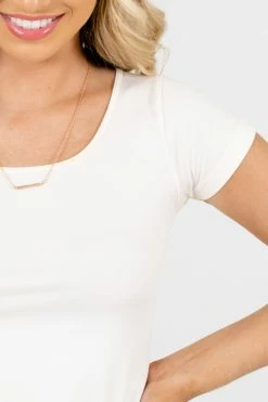 Bella Ella Boutique Cream Long Fit Seamless Tee 15 Bella Ella Boutique Cream Long Fit Seamless Tee -Bella Ella Sales BELLA ELLA 11.7.2019 1215 1 5000x