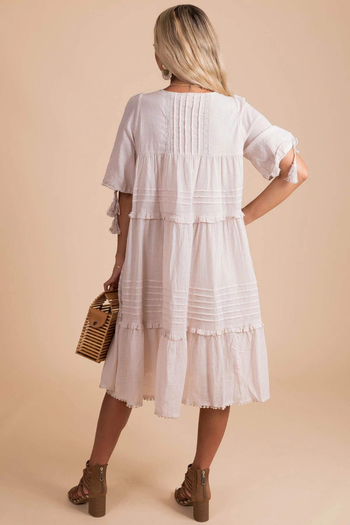 Listicle Bohemian Wonder Midi Dress 4 Listicle Bohemian Wonder Midi Dress - Image 4