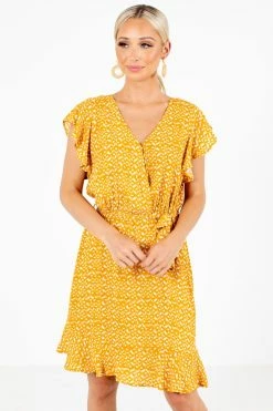 Bella Ella Boutique Bold Type Patterned Mini Dress