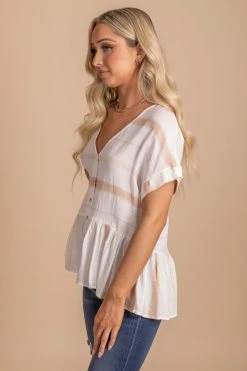 Mine & E&M Bright Eyes Button-Up Top -Bella Ella Sales BrightEyesButton UpTopside 5000x