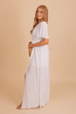 Stylive Call You Mine Ribbed Maxi Dress - White 7 Stylive Call You Mine Ribbed Maxi Dress - White -Bella Ella Sales CallYouMineRibbedMaxiDress Reshoot Side 5000x