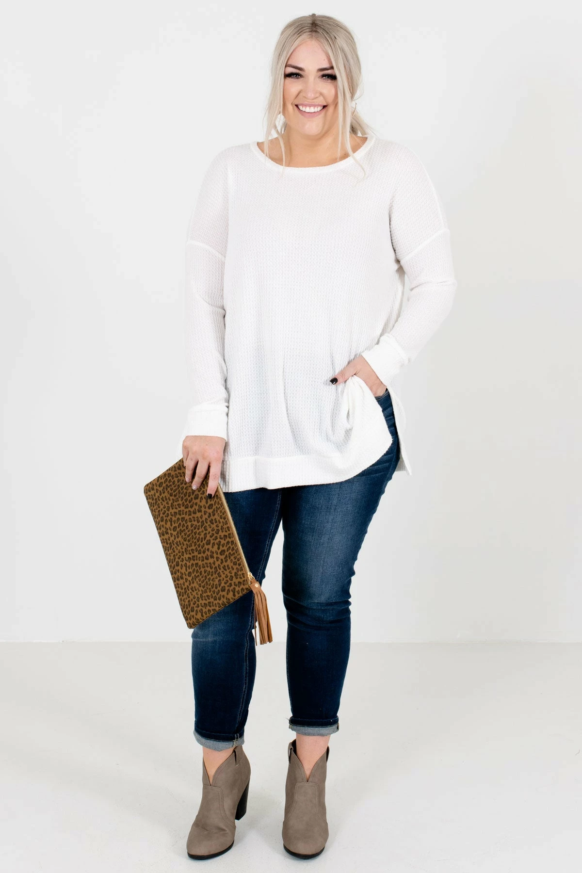 Bella Ella Boutique Can't Stop Loving You White Top 4 Bella Ella Boutique Can't Stop Loving You White Top - Image 4