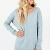 Bella Ella Boutique Choose Kindness Light Blue Sweater