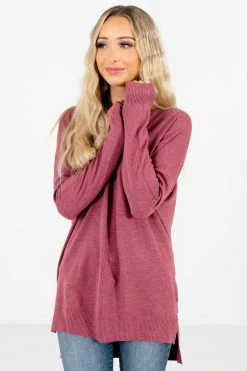 Bella Ella Boutique Choose Kindness Wisteria Purple Sweater -Bella Ella Sales Choose Kindness Purple Sweater Front2 5000x
